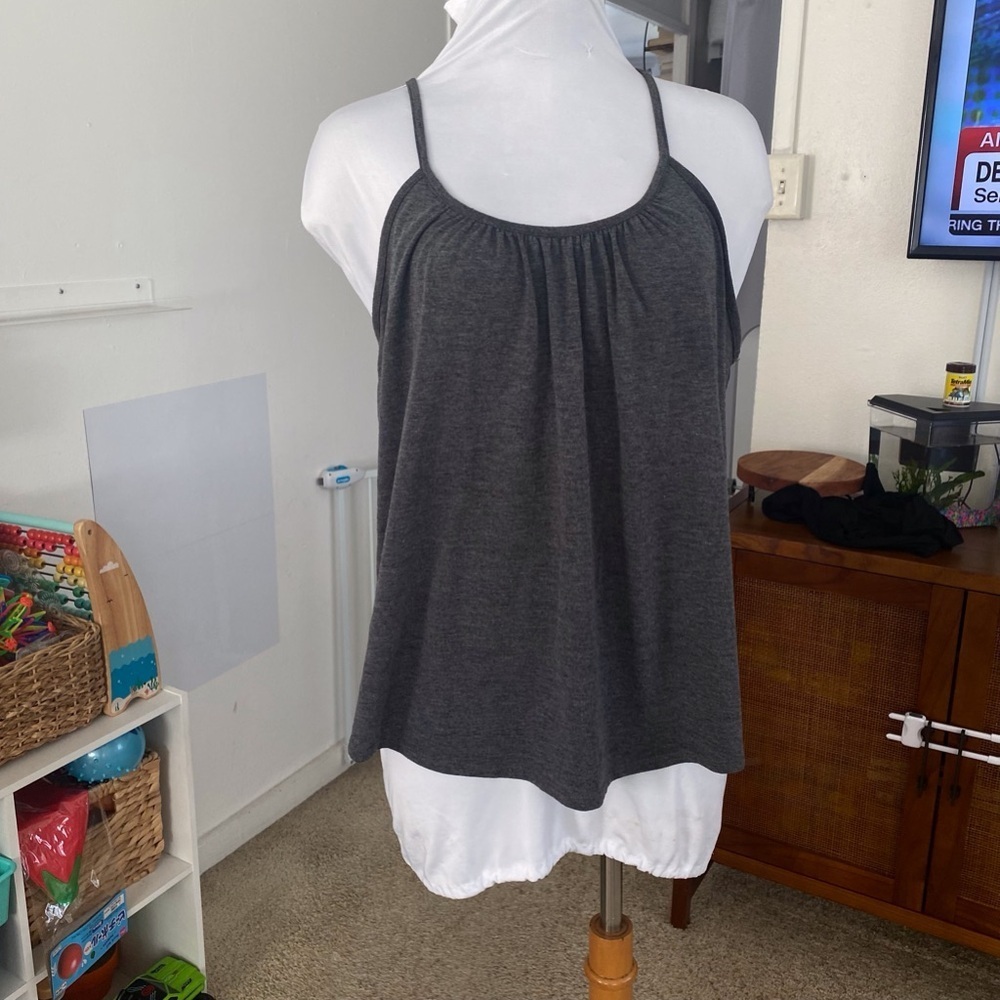 6 for$20❤️Jeans warehouse gray slight halter - Picture 1 of 5